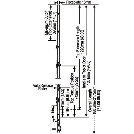 Strybuc Auto Top Tongue Extension 850-8778583